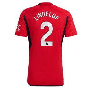 Manchester United Victor Lindelof #2 Replika Hjemmebanetrøje 2023-24 Kortærmet
